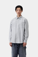 Carhartt WIP FW27 L/S Kanan Shirt Cotton Oxford, 4.7 oz Kanan Stripe, Black