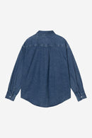 Carhartt WIP FW27 L/S Lucas Shirt Cotton Denim, 8.5 oz Blue stone washed