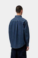 Carhartt WIP FW27 L/S Lucas Shirt Cotton Denim, 8.5 oz Blue stone washed