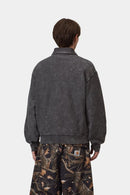 Carhartt WIP FW27 Lambert Polo Sweat Cotton Sweat, 410 g/m² Black moon wash