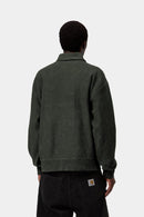 Carhartt WIP FW27 Lambert Polo Sweat Cotton Sweat, 410 g/m² Raven moon wash