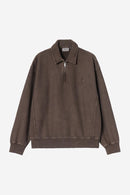 Carhartt WIP FW27 Lambert Polo Sweat Cotton Sweat, 410 g/m² Tobacco moon wash