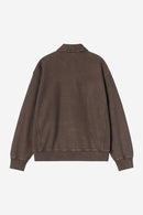 Carhartt WIP FW27 Lambert Polo Sweat Cotton Sweat, 410 g/m² Tobacco moon wash