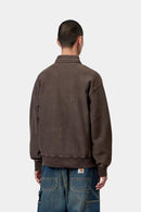 Carhartt WIP FW27 Lambert Polo Sweat Cotton Sweat, 410 g/m² Tobacco moon wash