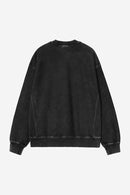 Carhartt WIP FW27 Lambert Sweat Cotton Sweat, 410 g/m²  Black moon wash