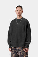 Carhartt WIP FW27 Lambert Sweat Cotton Sweat, 410 g/m²  Black moon wash