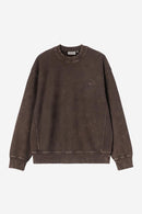 Carhartt WIP FW27 Lambert Sweat Cotton Sweat, 410 g/m²  Tobacco moon wash