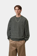Carhartt WIP FW27 Lambert Sweat Cotton Sweat, 410 g/m² Raven moon wash