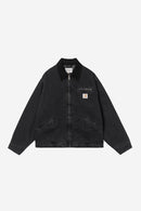 Carhartt WIP FW27 OG Detroit Jacket 100% Cotton 'Smith' Denim, 13.5 oz Black / Black stone washed