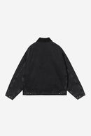 Carhartt WIP FW27 OG Detroit Jacket 100% Cotton 'Smith' Denim, 13.5 oz Black / Black stone washed
