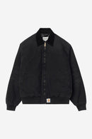 Carhartt WIP FW27 OG Santa Fe Jacket Organic Cotton Dearborn Canvas, 12 oz Black / Black stone canvas