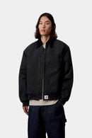 Carhartt WIP FW27 OG Santa Fe Jacket Organic Cotton Dearborn Canvas, 12 oz Black / Black stone canvas