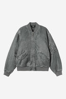 Carhartt WIP FW27 Orman Bomber 100% Nylon Twill, 5.2 oz Raven heavy enzyme wash
