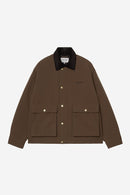 Carhartt WIP FW27 Quentin Jacket Nylon Canvas, 7.2 oz Tobacco / Black