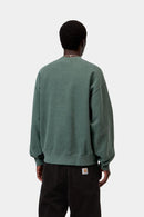 Carhartt WIP FW27 Vista Sweat Cotton Sweat, 450 g/m² Dark Scarab garment dyed