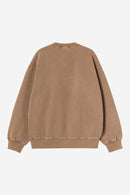 Carhartt WIP FW27 Vista Sweat Cotton Sweat, 450 g/m² WIP H Brown garment dyed