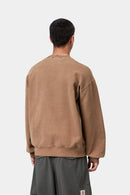 Carhartt WIP FW27 Vista Sweat Cotton Sweat, 450 g/m² WIP H Brown garment dyed