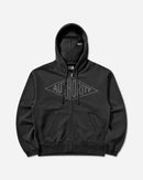 Umbro FW27 Authority Zipped Hoodie Washed Black