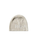 ROA FW27 Logo Wool Beanie Off White
