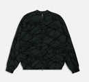 Patta FW27 Ribbed Knitted Cardigan (Grey Pinstripe)