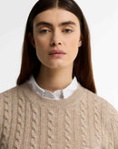 Barbour FW27 Ashdown Knitted Jumper KnitWear Honey