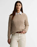 Barbour FW27 Ashdown Knitted Jumper KnitWear Honey