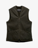 Barbour FW27 Warm Pile Waistcoat Zip Sage