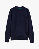 Barbour FW27 Newtown Crew Neck Sweater Knitwear Navy