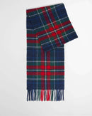 Barbour FW27 New Check Tartan Scarf Evergreen Tartan