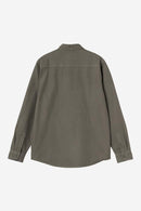 Carhartt WIP FW27 L/S Bolton Shirt Cotton Oxford, 6.8 oz Shungite garment dyed