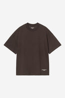 Carhartt WIP FW27 S/S Chapter Script T-Shirt 100% Organic Cotton Single Jersey, 230 g/m² Tobacco / White