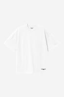 Carhartt WIP FW27 S/S Chapter Script T-Shirt 100% Organic Cotton Single Jersey, 230 g/m² White / Black