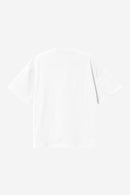 Carhartt WIP FW27 S/S Chapter Script T-Shirt 100% Organic Cotton Single Jersey, 230 g/m² White / Black