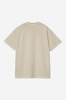 Carhartt WIP FW27 S/S Vista T-Shirt Cotton Single Jersey, 230 g/m² Fleur De Sel garment dyed