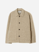 Universal Works FW27 Rams Jacket Wool Fleece Fawn