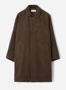 Universal Works FW27 Stan Coat Wool Tweed Mix Navy/Brown