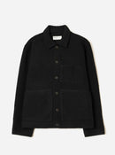 Universal Works FW27 Uniform Jacket Wool Fleece Black