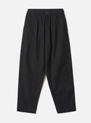Universal Works FW27 Pleated Track Pant Brushed Moleskin Black