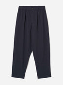Universal Works FW27 Pleated Track Pant Robin Wool Dark Navy