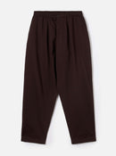 Universal Works FW27 Pleated Track Pant Twill Brown