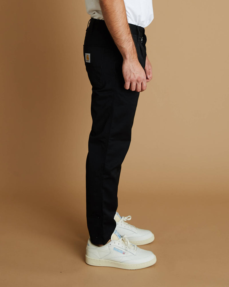 Carhartt Abbott Pant (Black Rinsed)