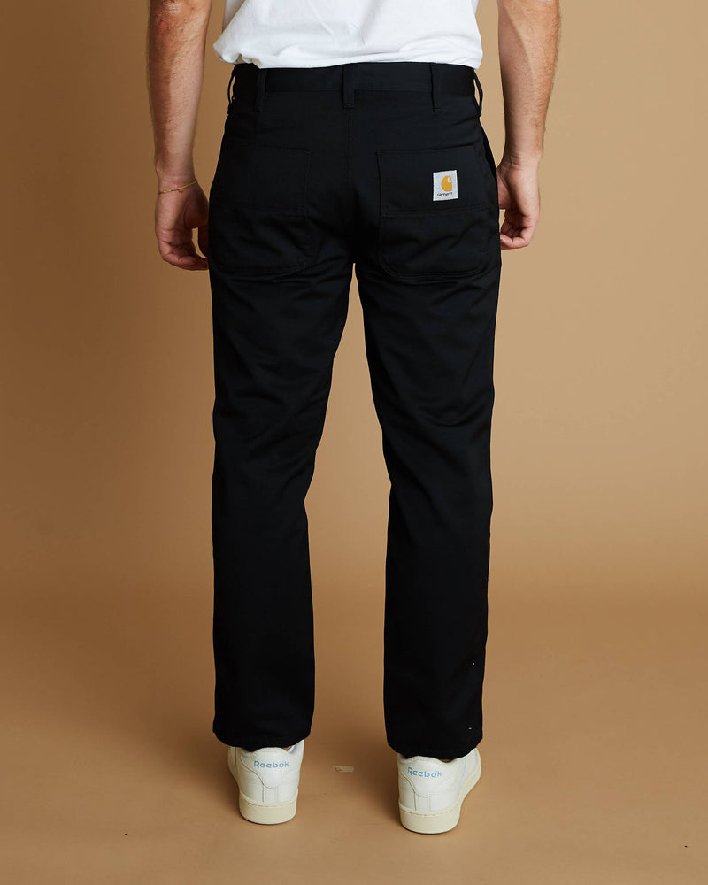 Carhartt Abbott Pant (Black Rinsed)