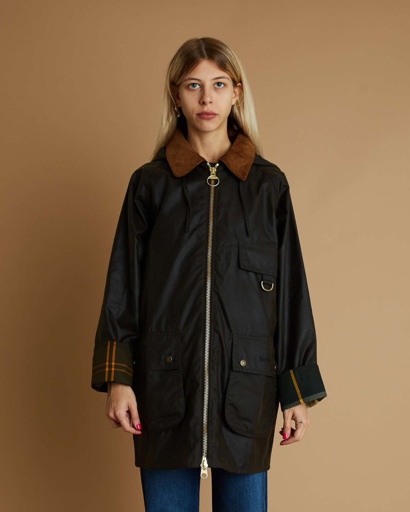 Barbour Highclere Wax Cot Outwear (Olive)