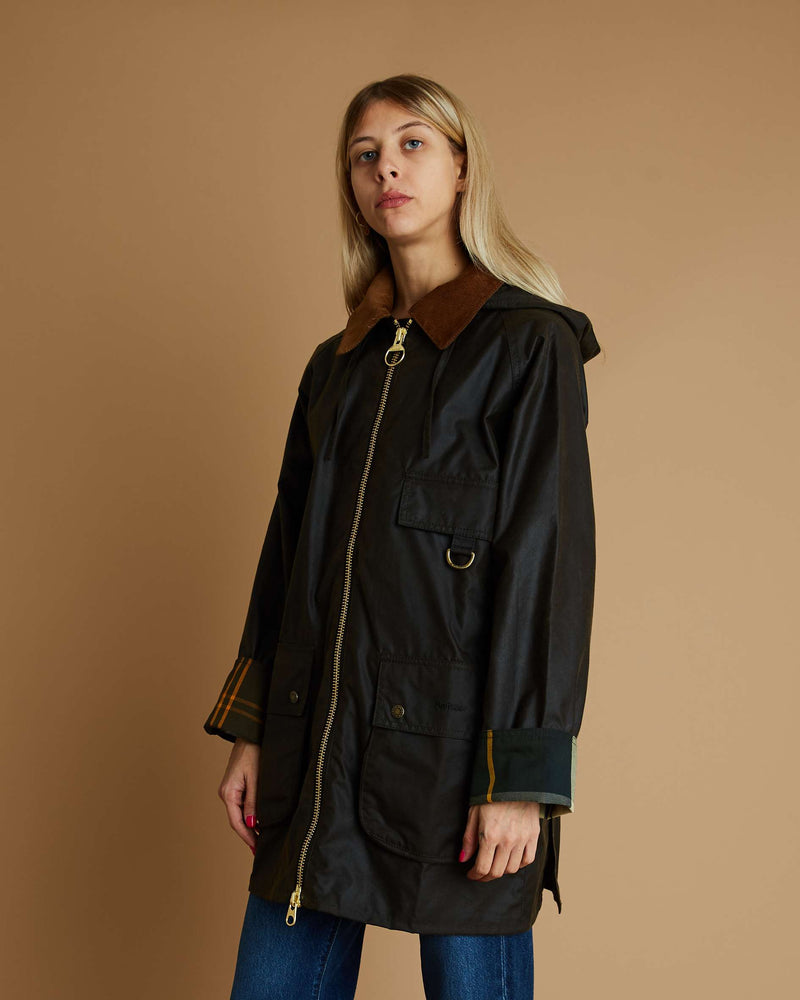 Barbour Highclere Wax Cot Outwear (Olive)