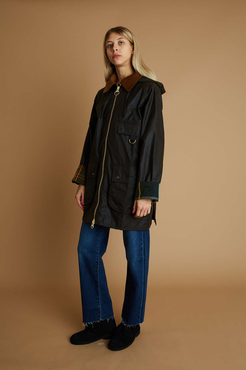 Barbour Highclere Wax Cot Outwear (Olive)