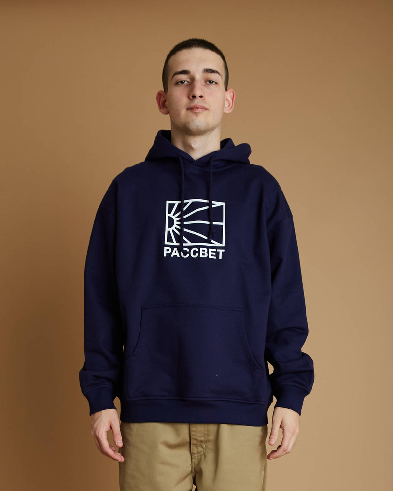 Rassvet Big Logo Hoodie Knit (Navy)
