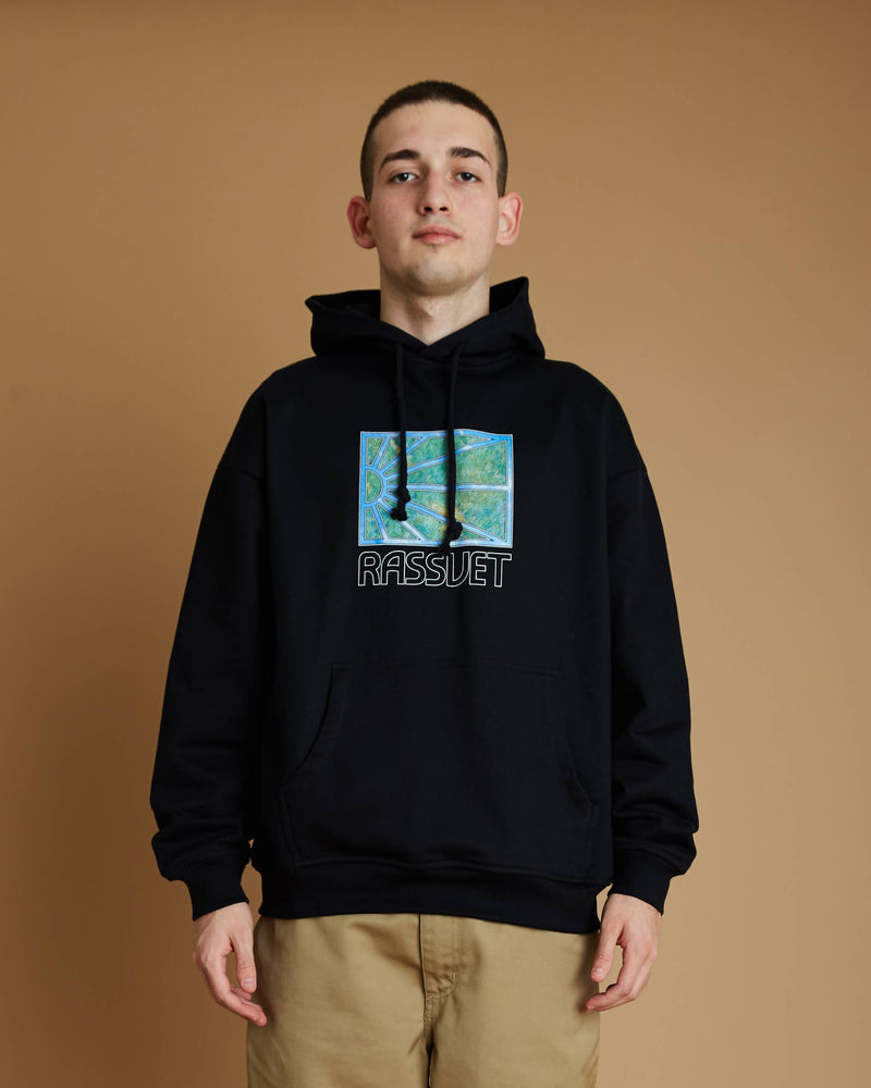 Rassvet Painting Hoodie Knit (Black)