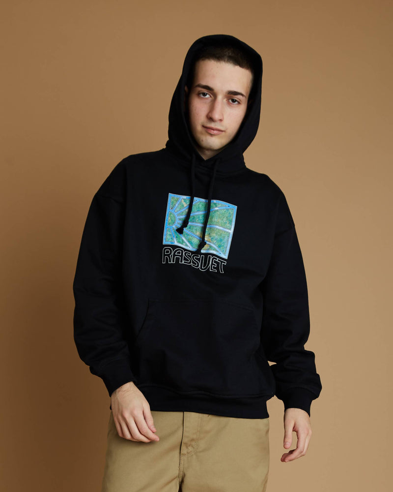 Rassvet Painting Hoodie Knit (Black)