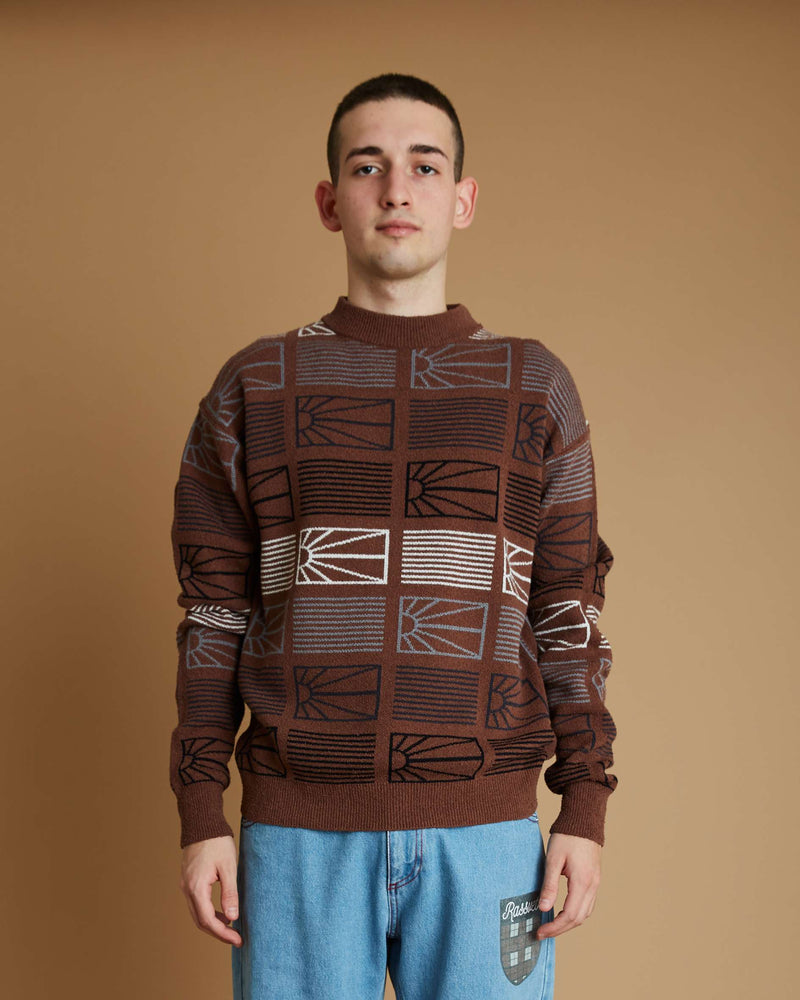 Rassvet Logo Sweater Knit (Brown)