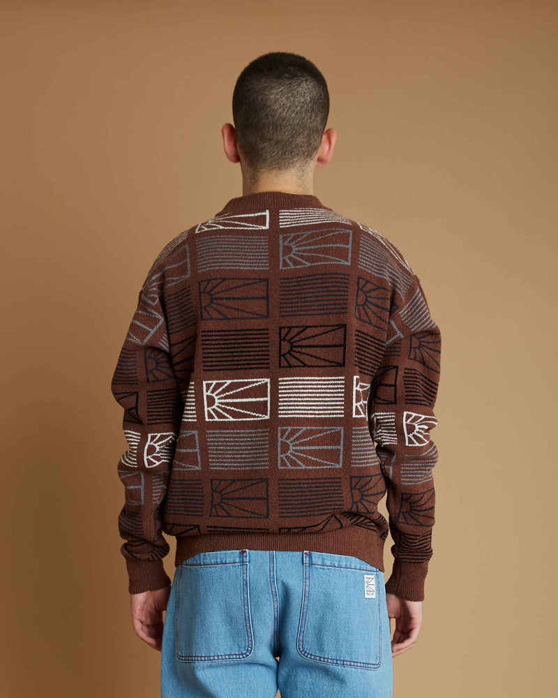 Rassvet Logo Sweater Knit (Brown)